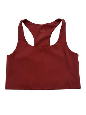 Girlfriend Collective Rust Brown Athletic Sports Bra Tank Top Size Medium